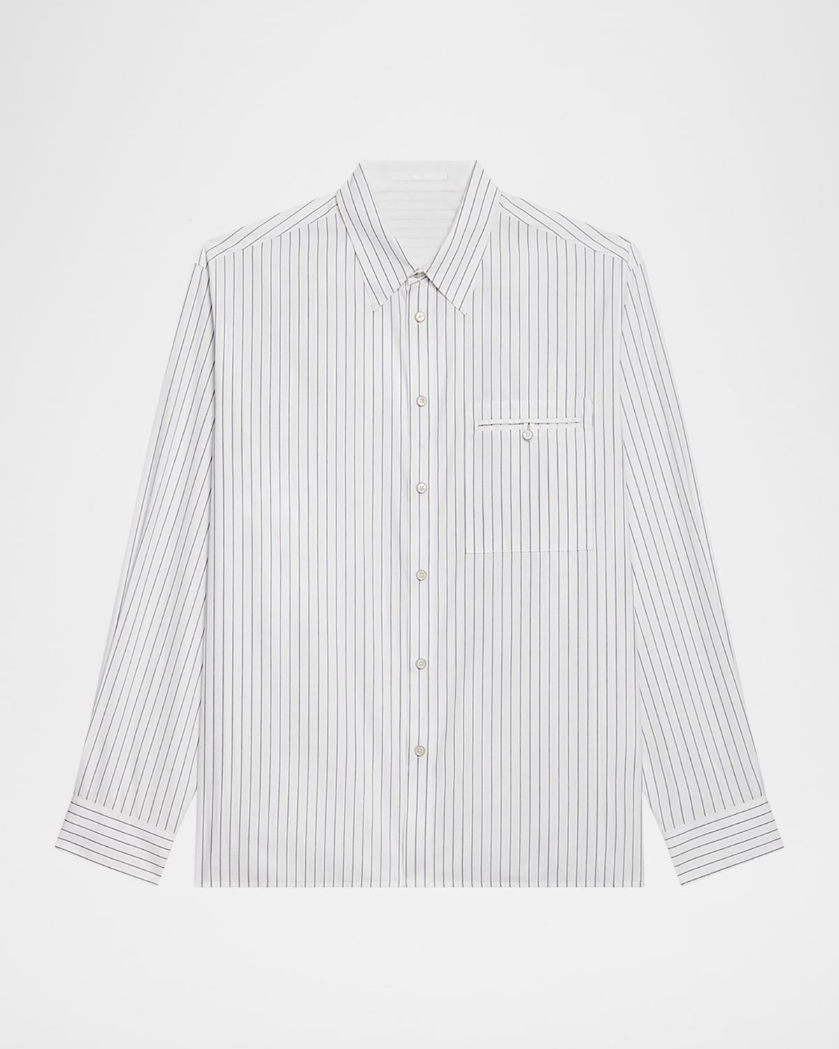 Men & apos;s Relaxed-Fit Hairline Stripe Button-Down Shirt
