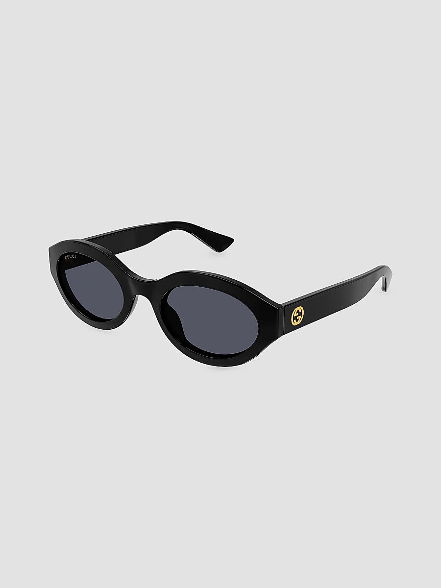 Gucci Women's Minimal GG 53MM Oval Sunglasses - Black Grey