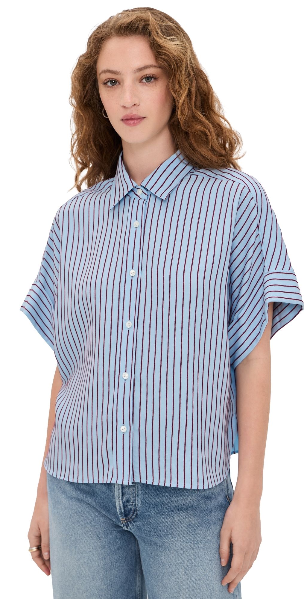 Closed Turn-Up Shirt Dove Blue XS