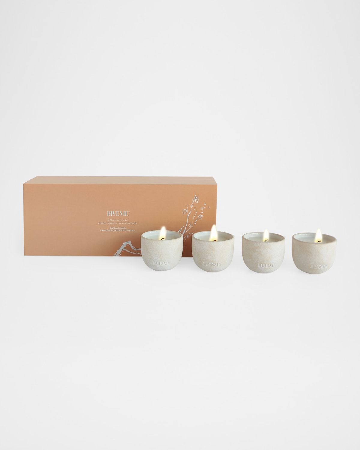 Clarity, Growth, Renew, & Balance 4-Piece Votive Set