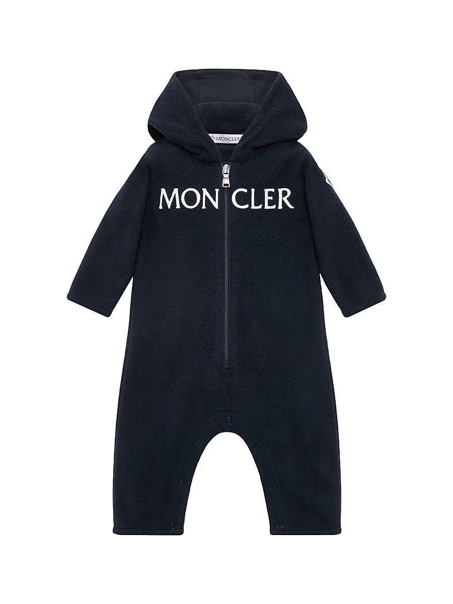 Baby's Grow in Fleece - Navy Blue - Size 12 Months