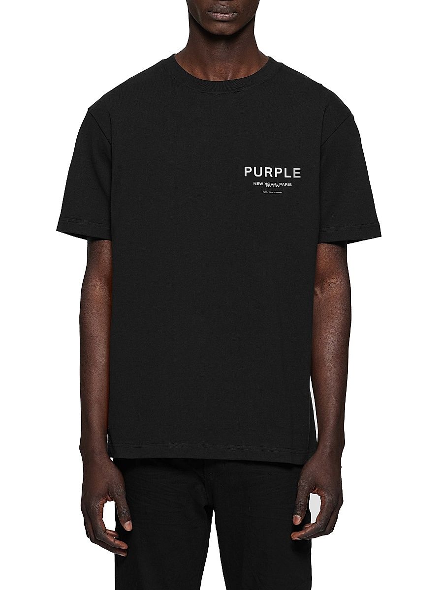 Men's Logo Jersey Crewneck T-Shirt - Black - Size XXL