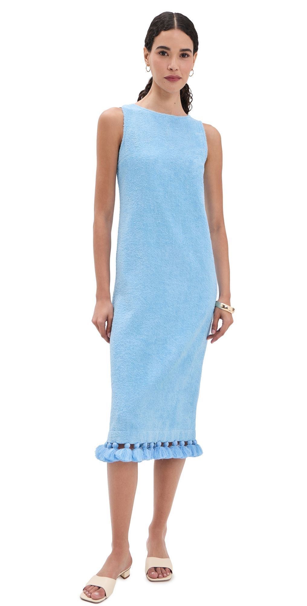 Cap D'Antibes Auriela Midi Dress Blue M