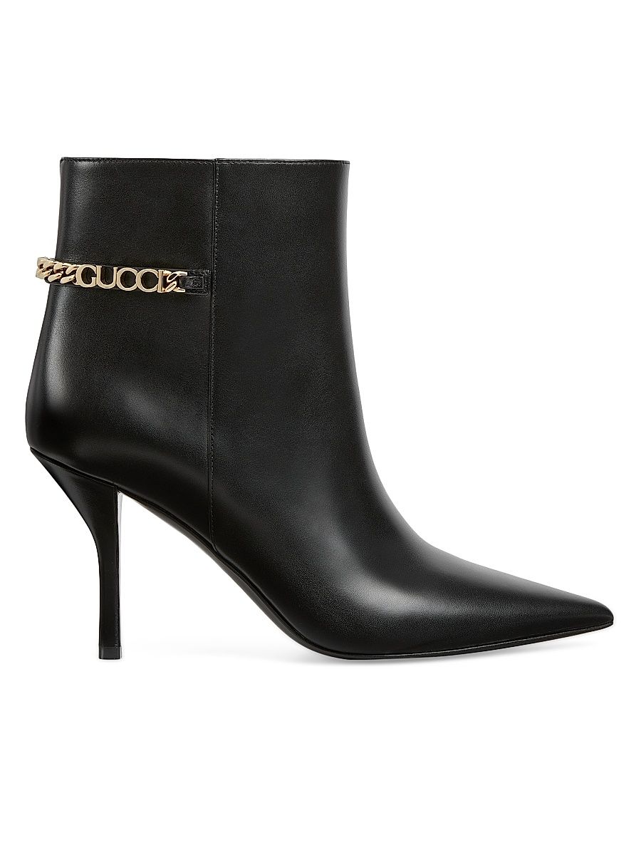 Women's Signoria Leather Boots - Black - Size 10.5