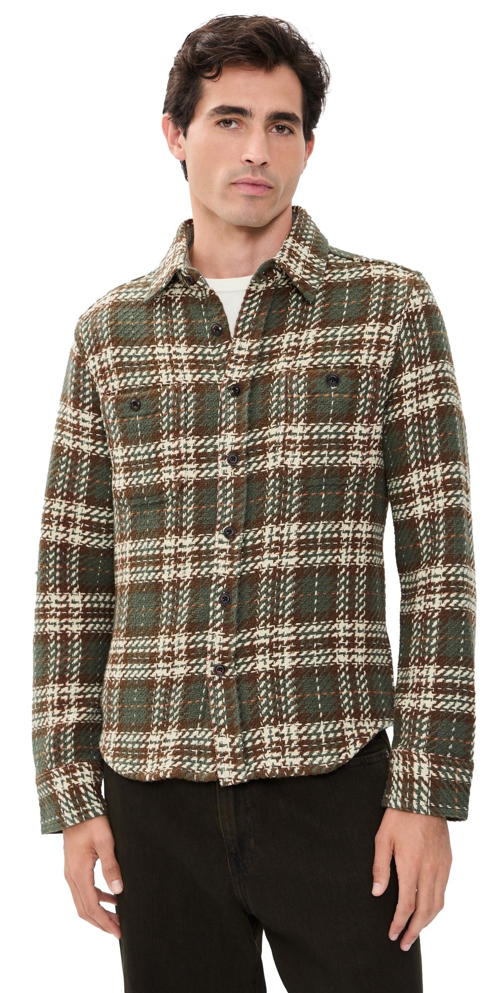 Taylor Stitch The Cutter Overshirt Buzzard Check 46
