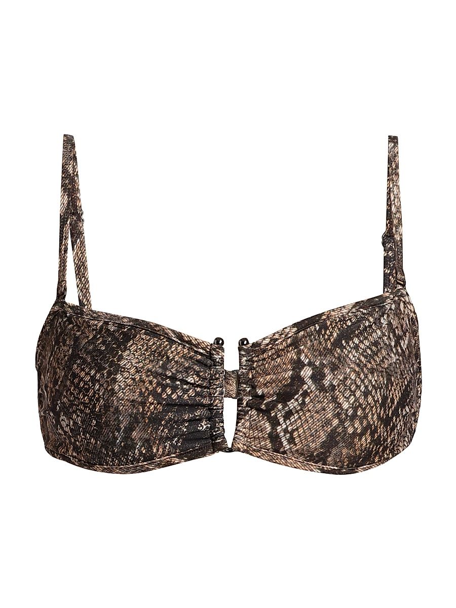 Women's Arianna Bikini Top - Natural Multi - Size XL