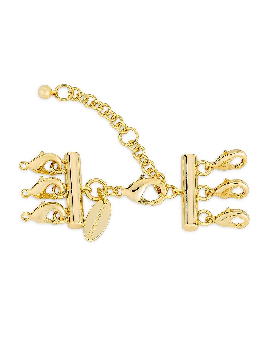 Women's Charms Goldtone Necklace Connector - Gold