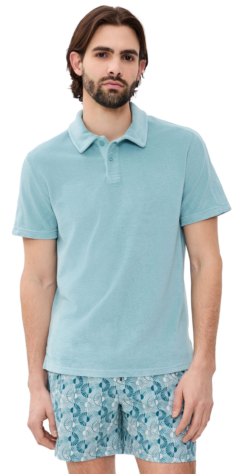 Fair Harbor Ravello Terry Polo Bay Blue L