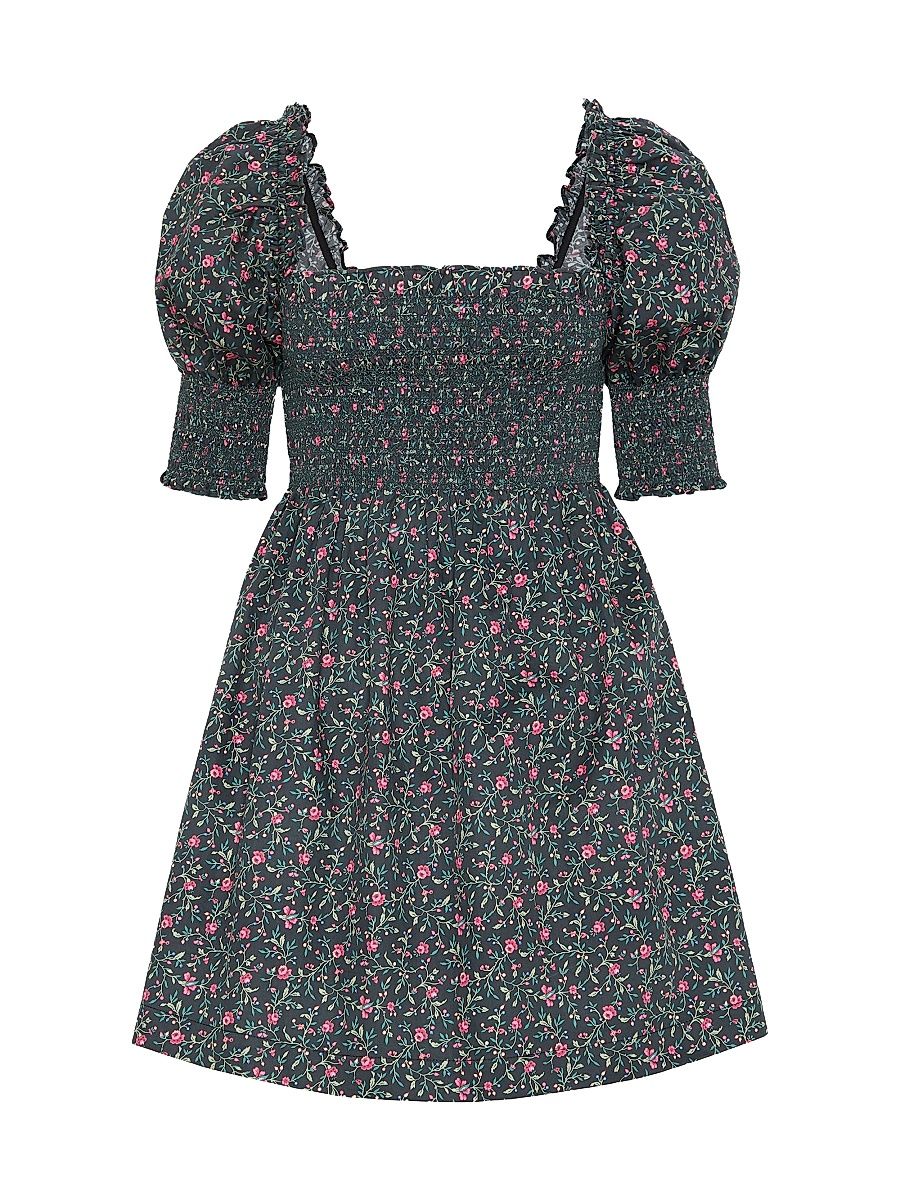 Women's The Lila Nap Dress - Florentine Ditsy Forest - Size XL