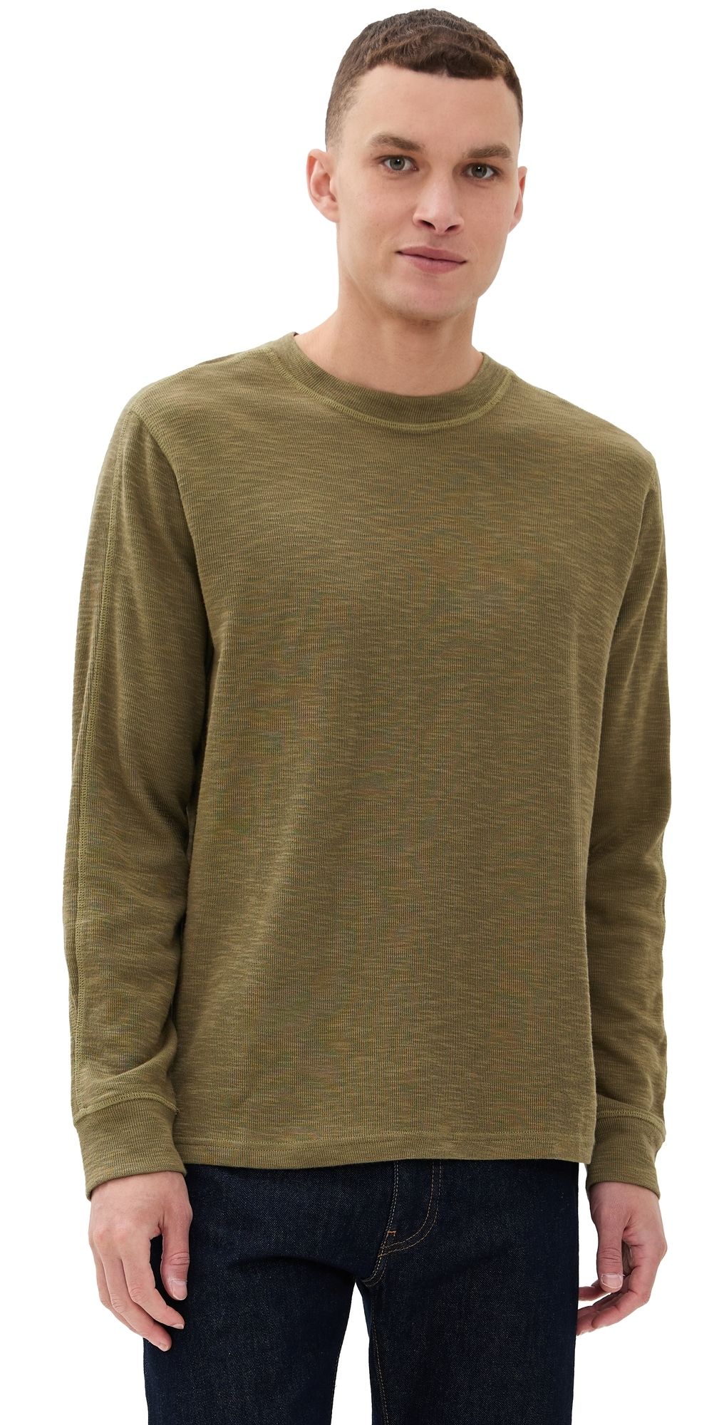RAILS Rheese Sweater Green Olive L