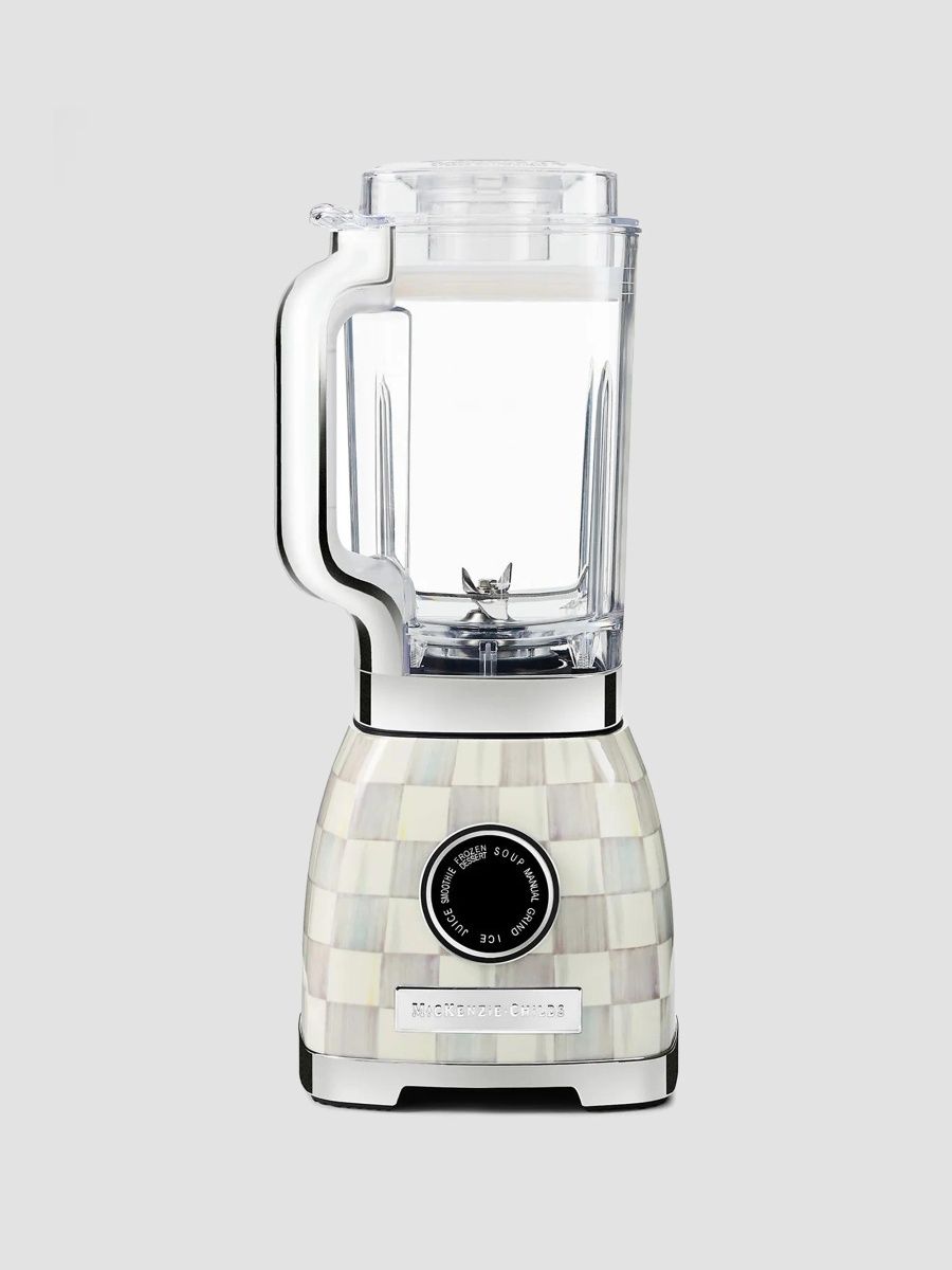 MacKenzie-Childs Sterling Check Blender