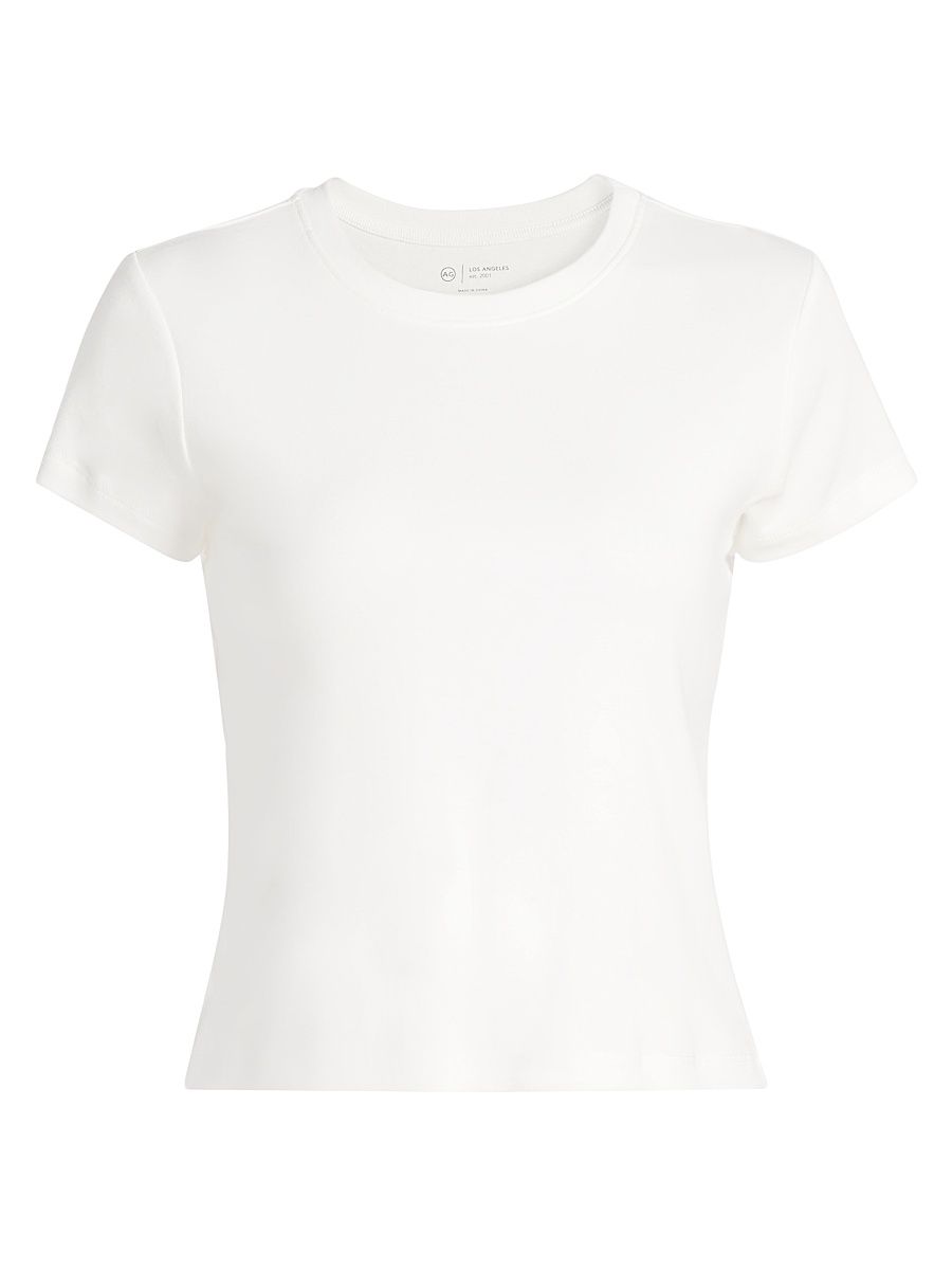 Women's Sadie Crewneck T-Shirt - Powder - Size XL