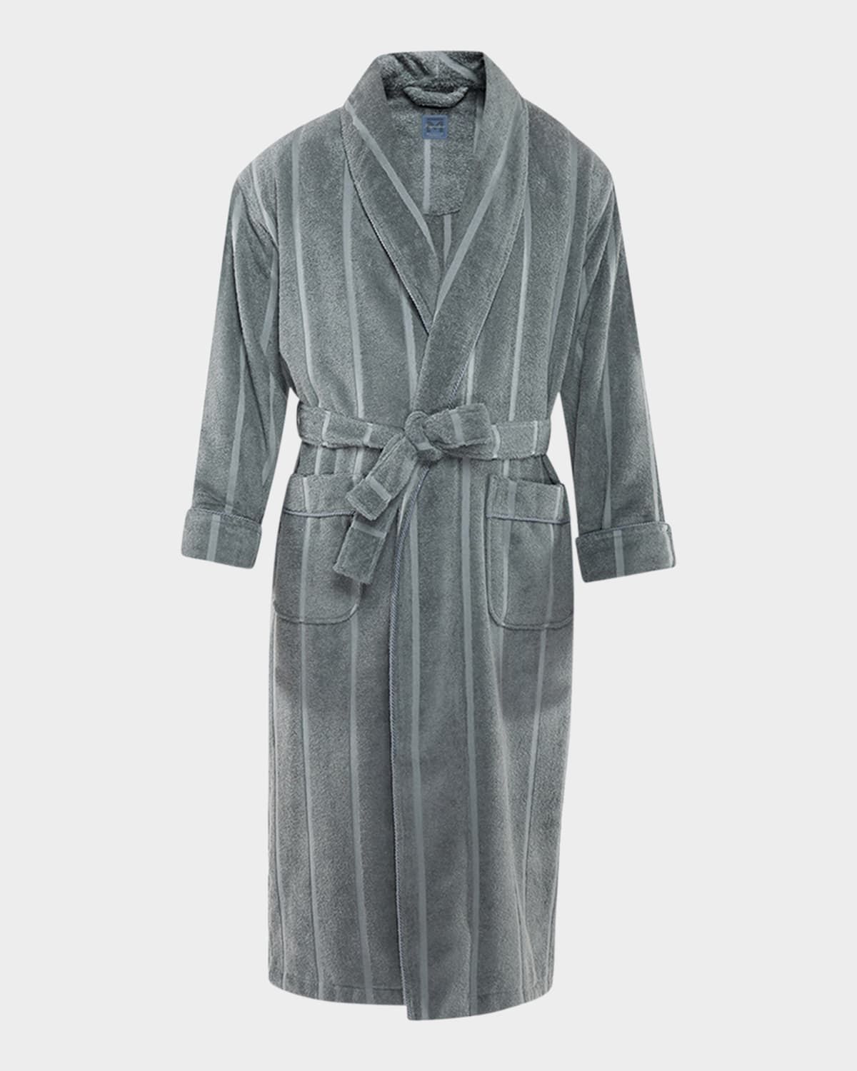 Men & apos;s Ultra Lux Jacquard Shawl Robe