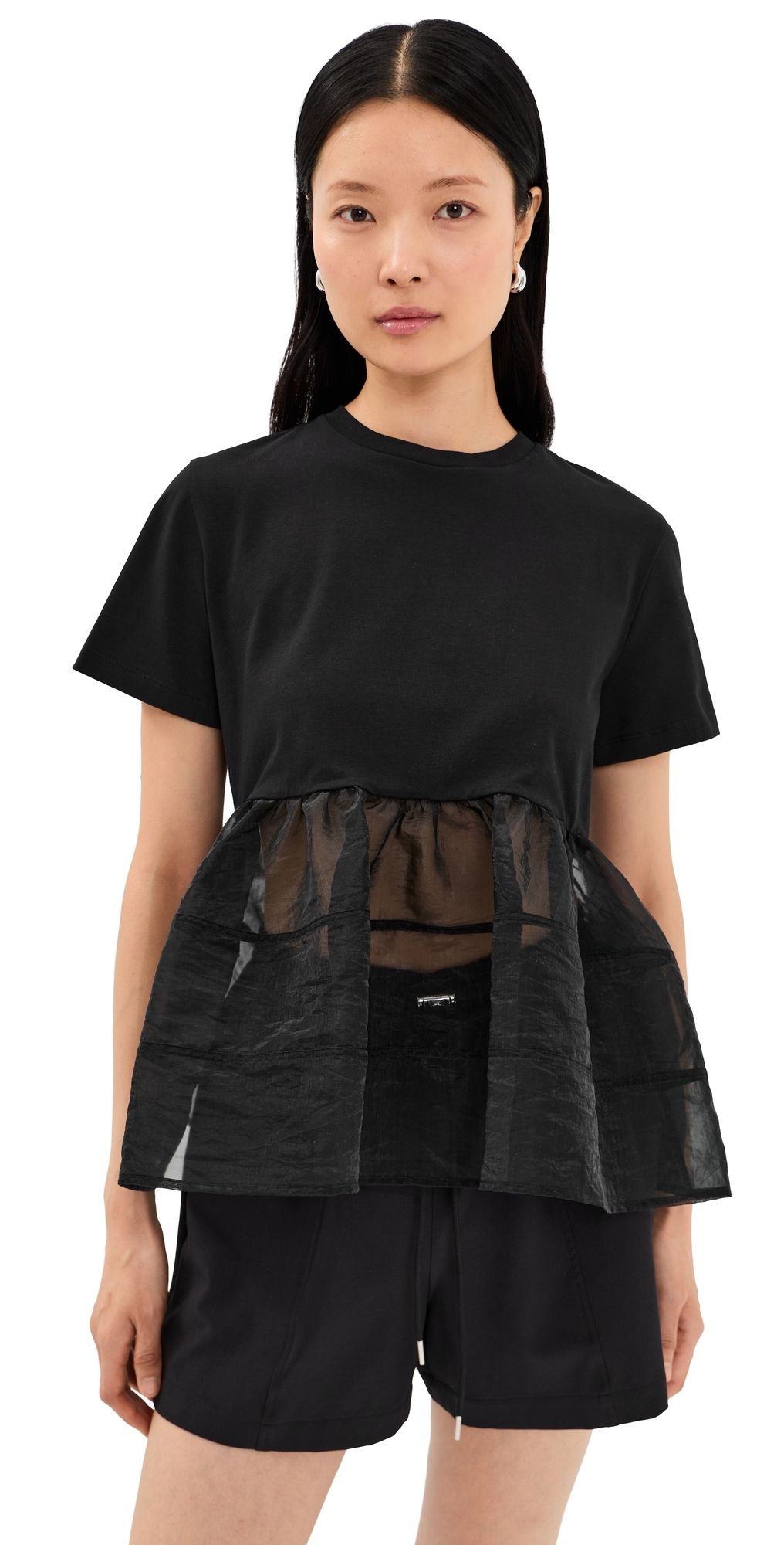 Cecilie Bahnsen David T-Shirt Black XL