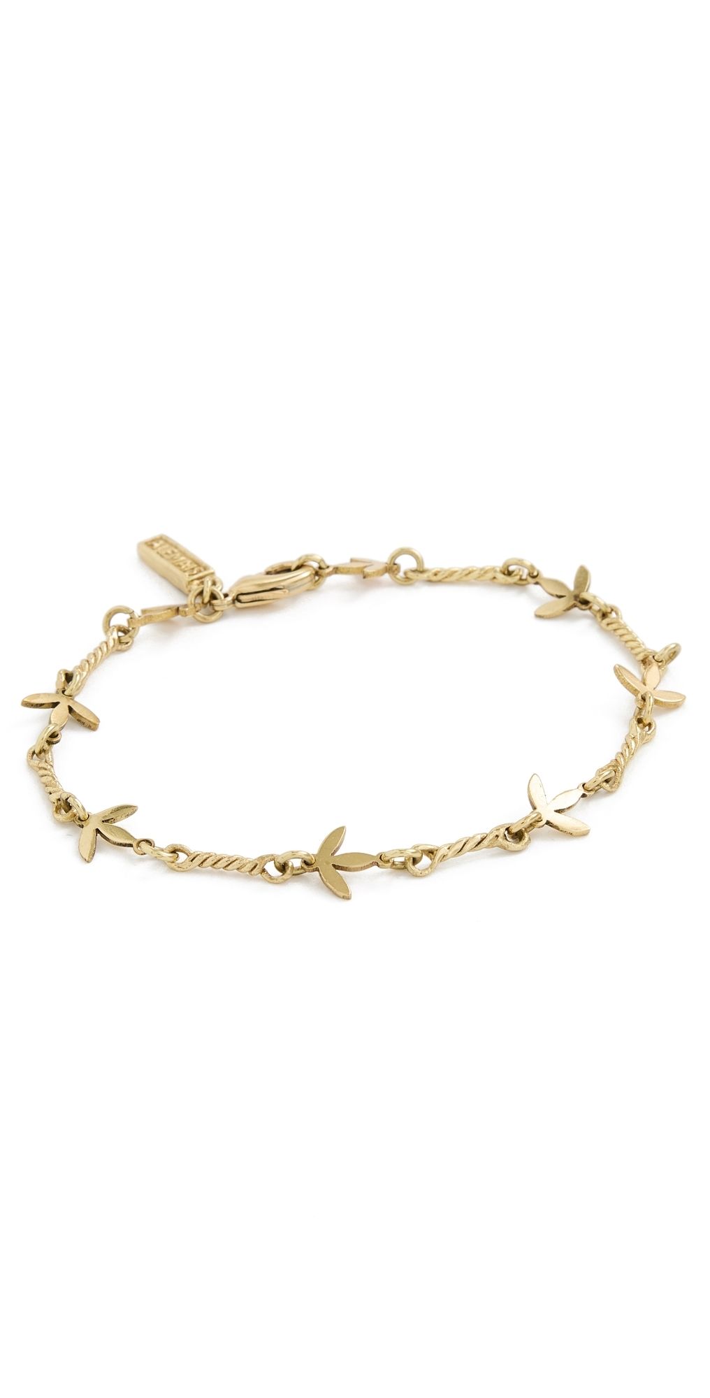 ALÉMAIS Le Jardin Twist Chain Bracelet Gold One Size