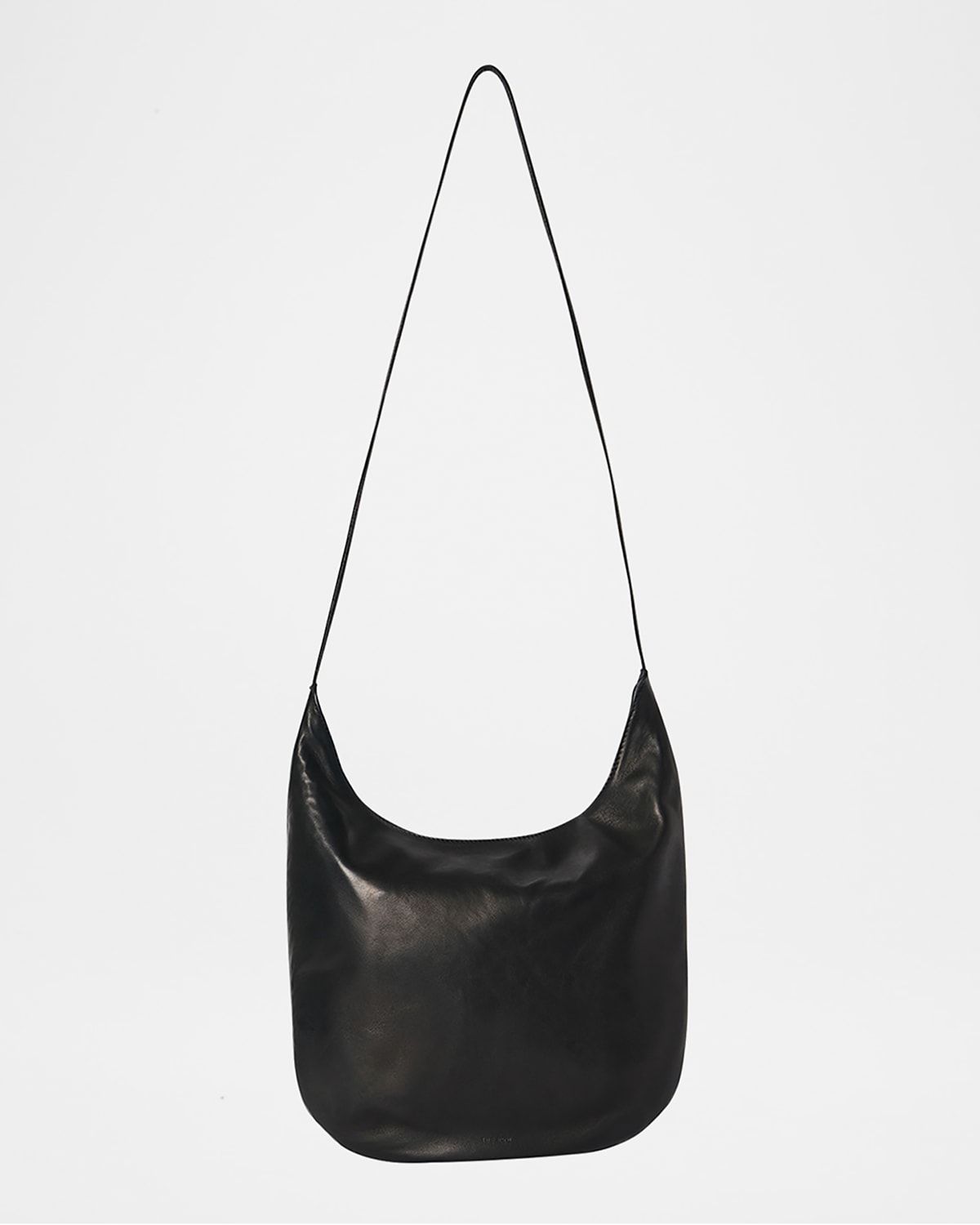 Izzy North-South Crossbody Bag in Silky Leather