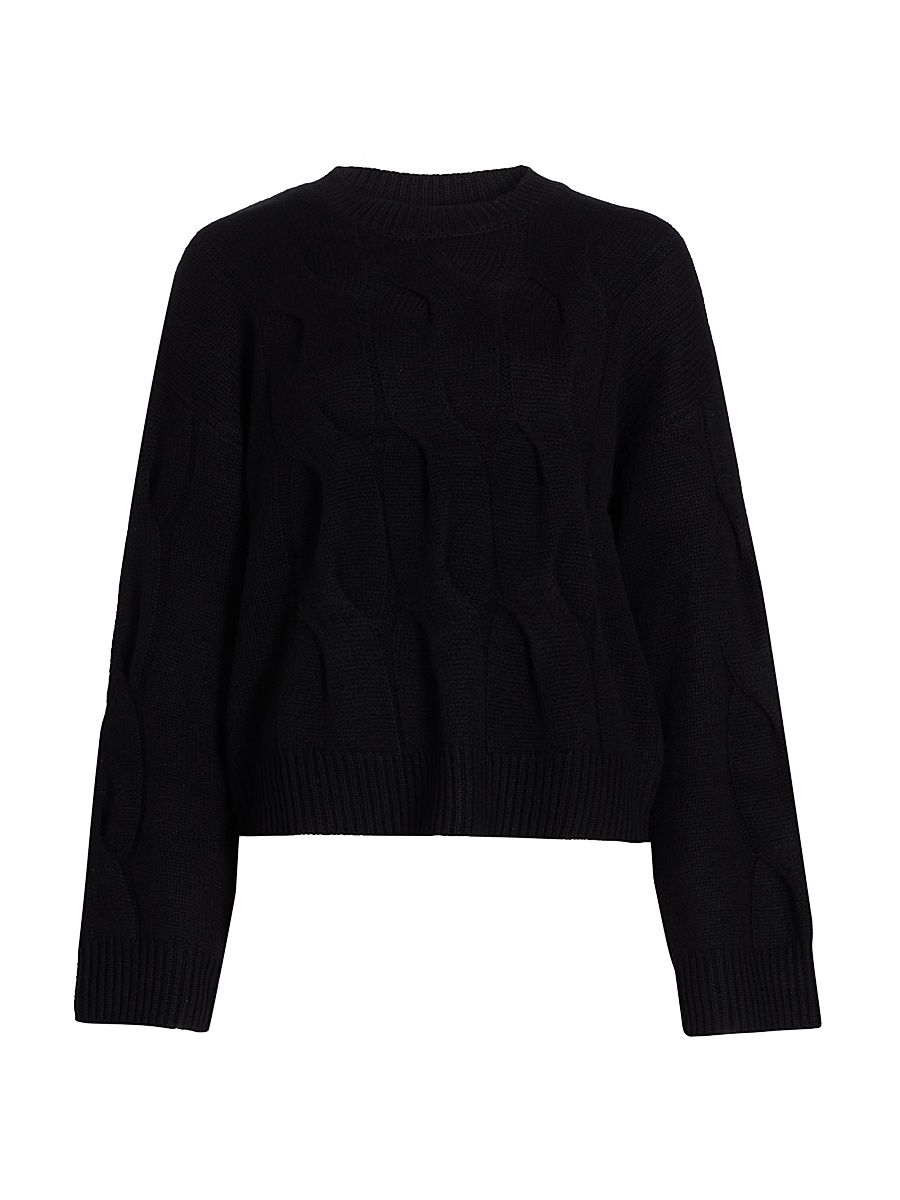 Women's Sammie Cashmere Sweater - Black - Size Medium