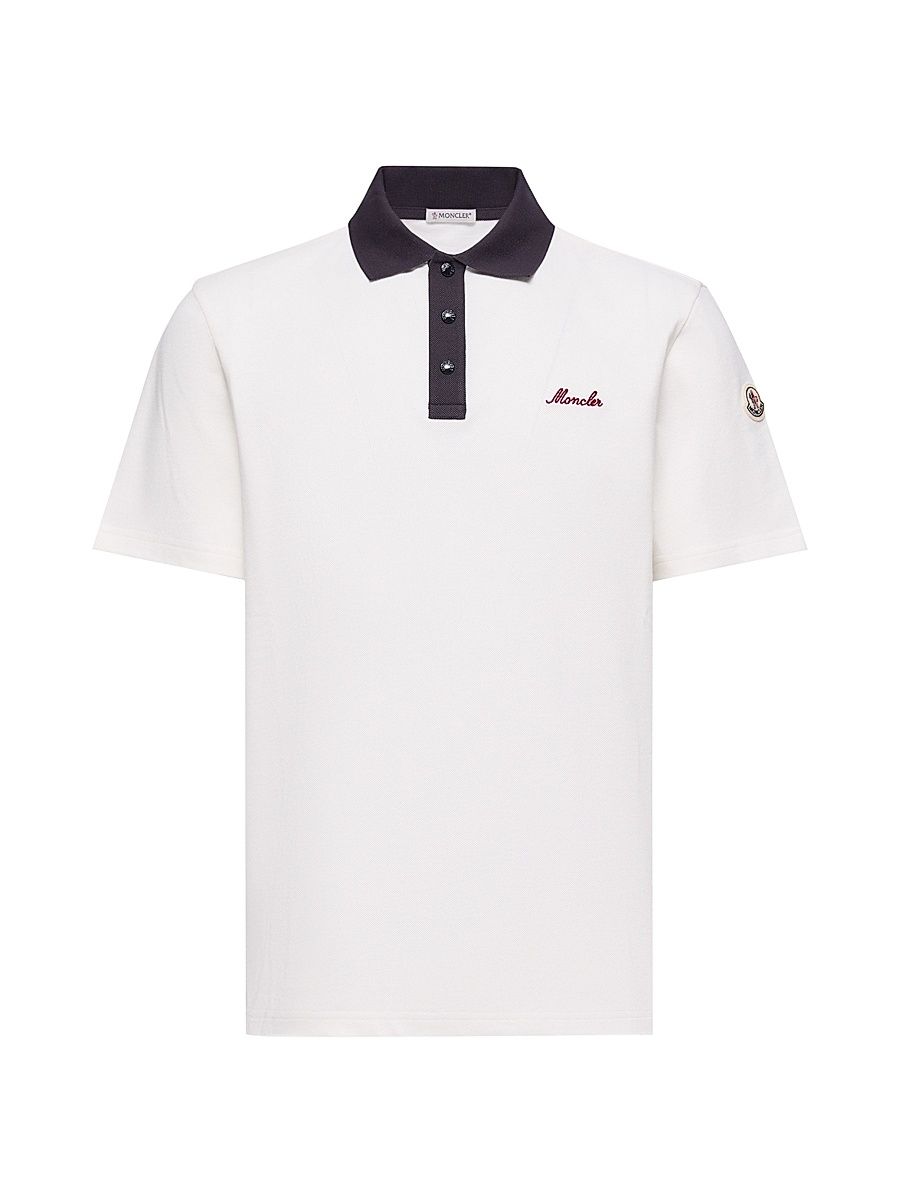 Men's Cotton Polo Shirt - White - Size XXXL