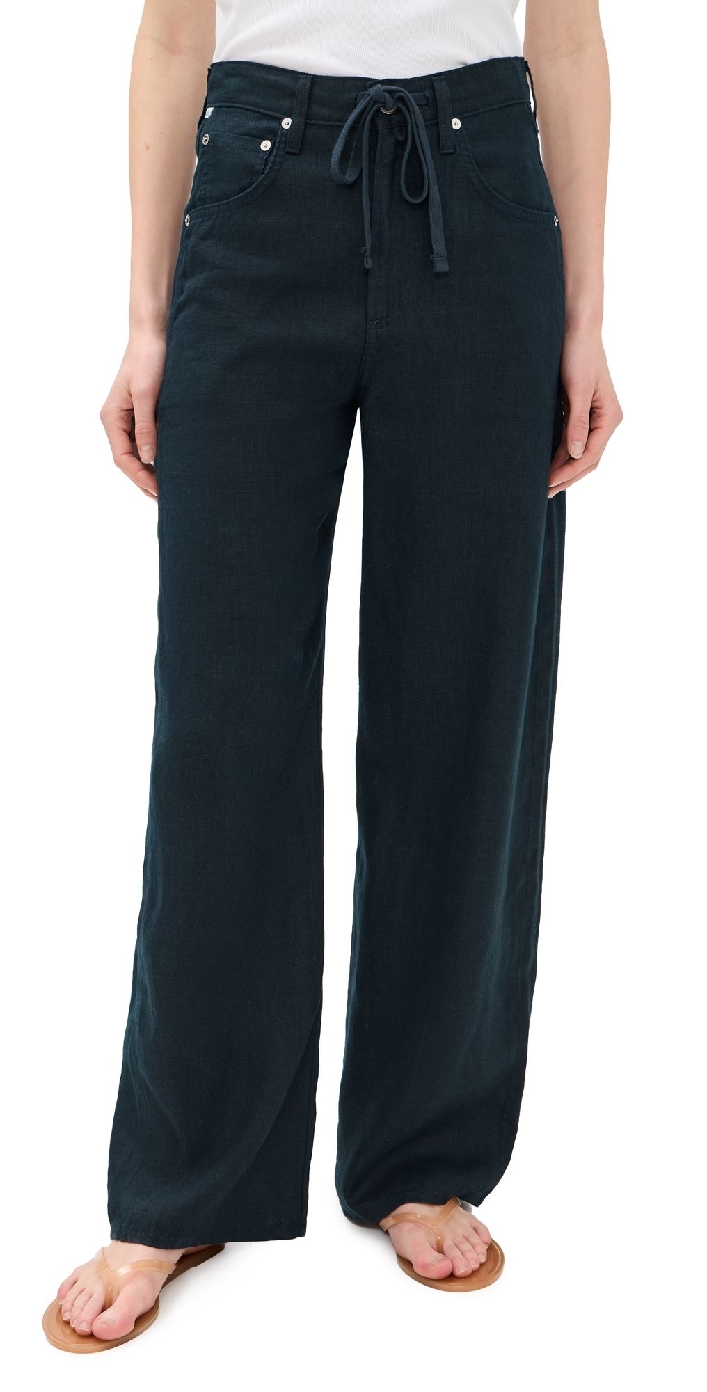 Citizens of Humanity Brynn Drawstring Trousers Vanilla 24