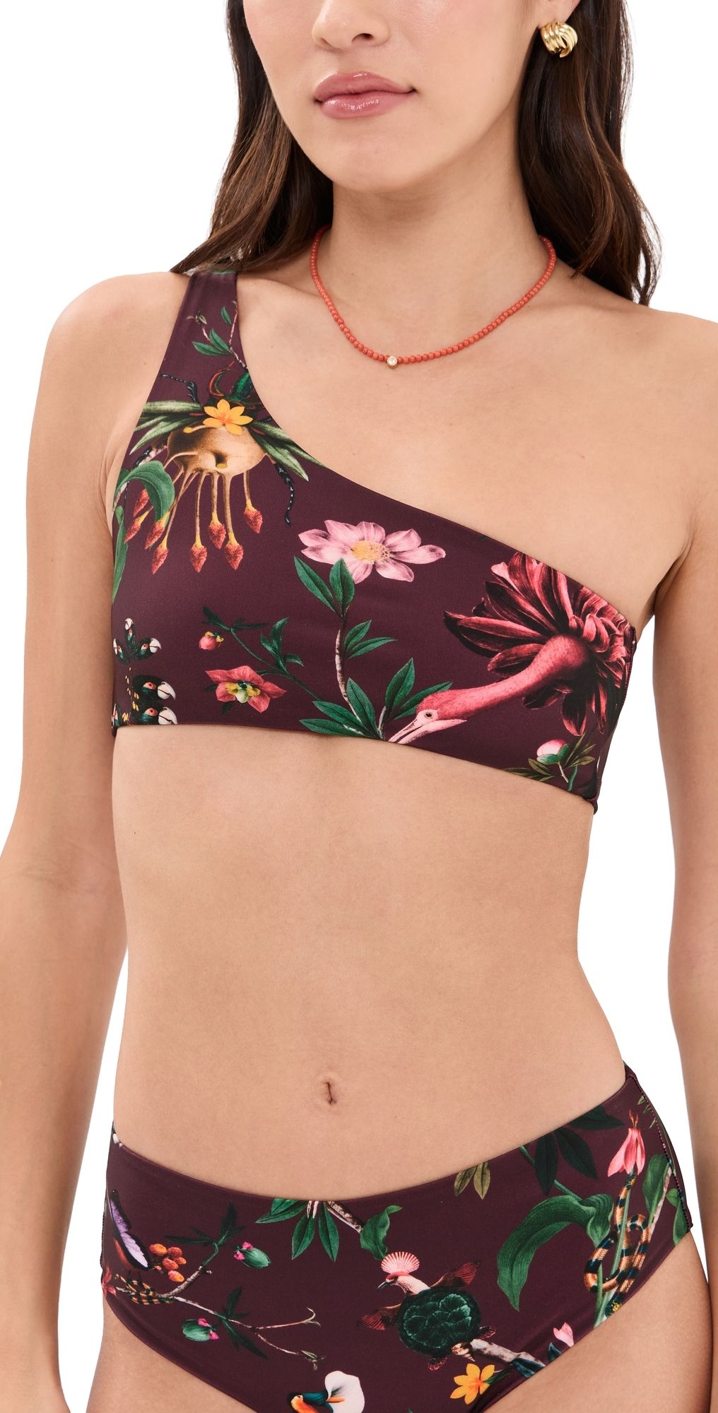 La DoubleJ Goddess Bikini Top Zooflora Mini XS