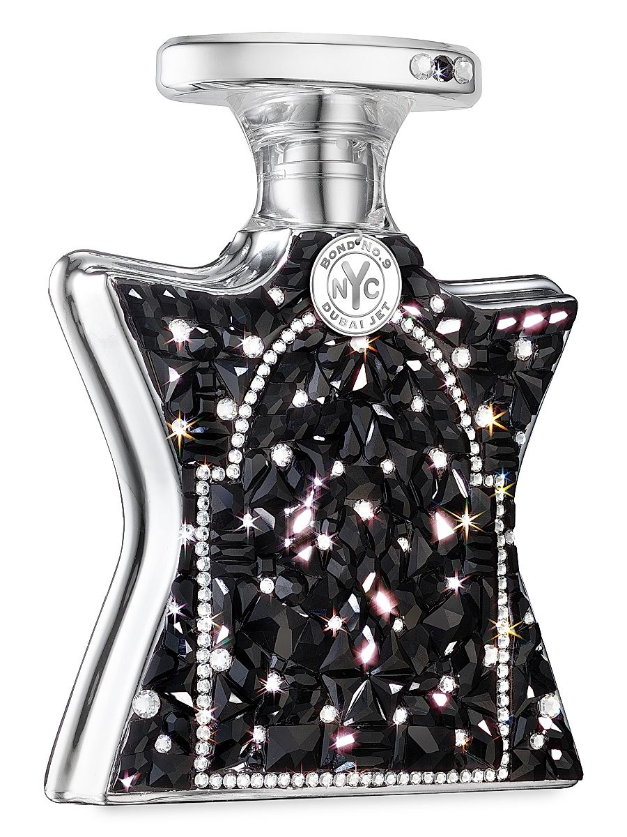 Dubai Diamond Eau de Parfum Jet & Crystal Bottle - Size 3.4 oz
