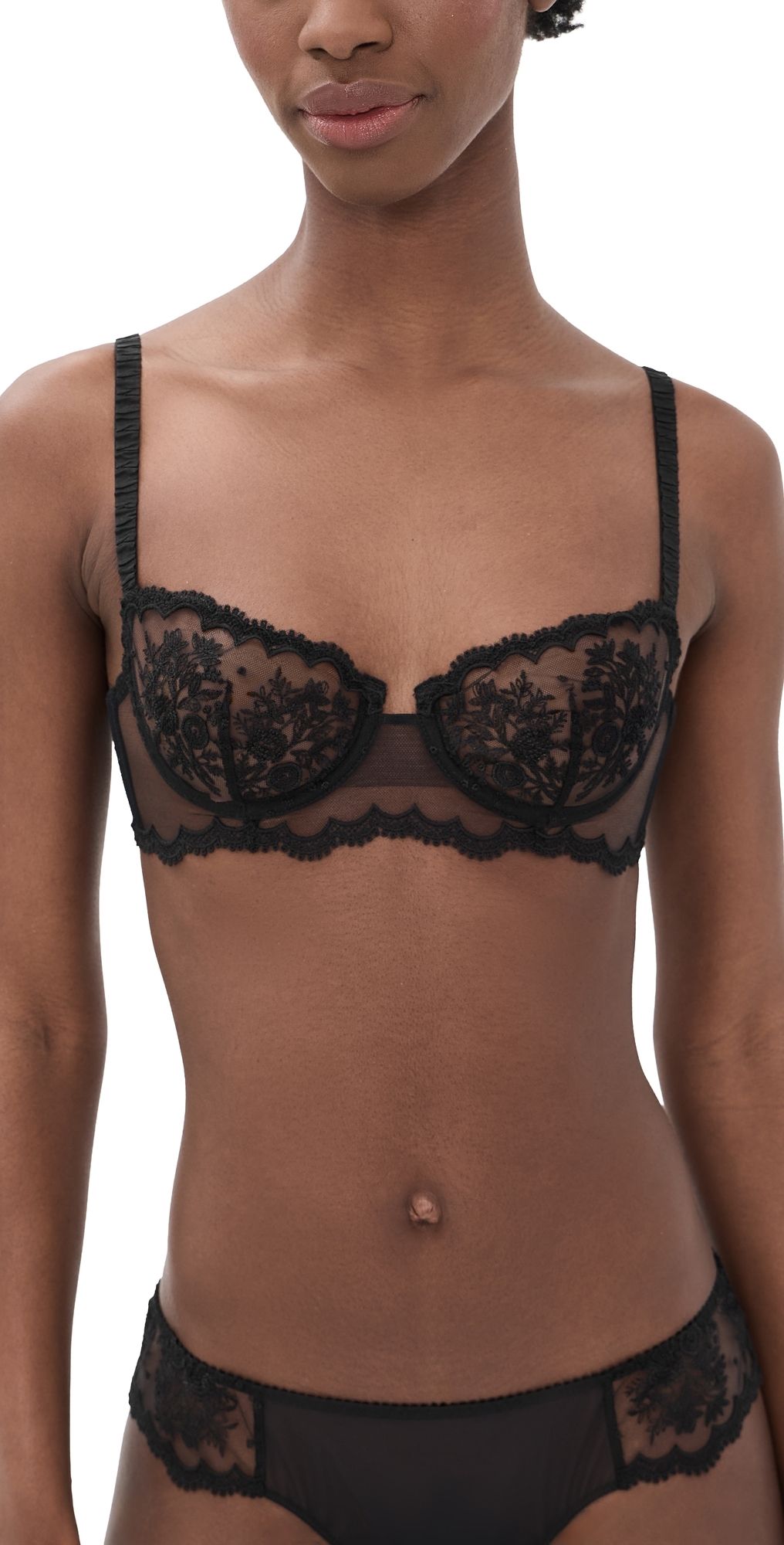 Simone Perele Intrigue Demi Bra Black 36B