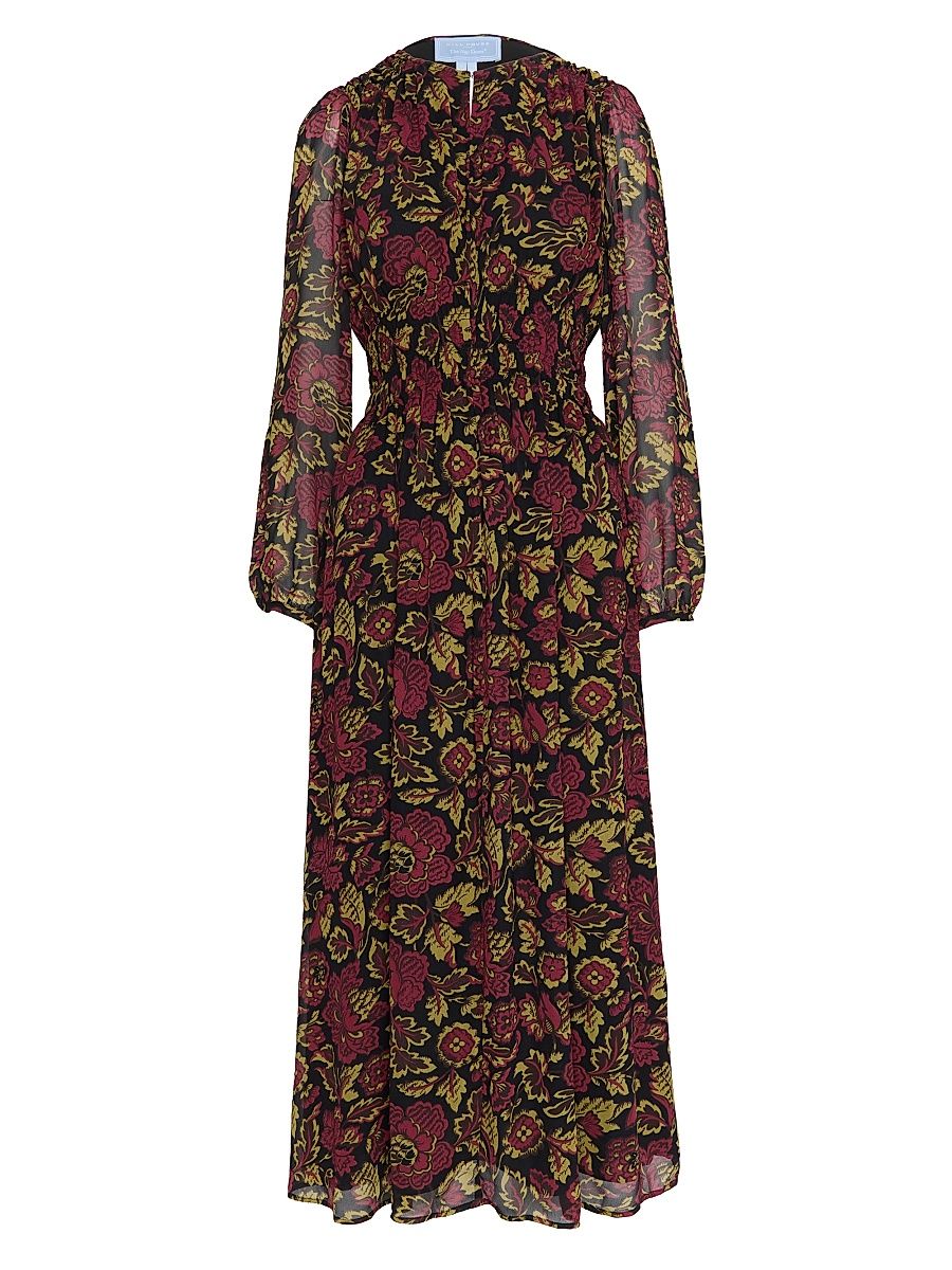 Women's The Rosely Dress - Black Palampore Floral - Size Medium