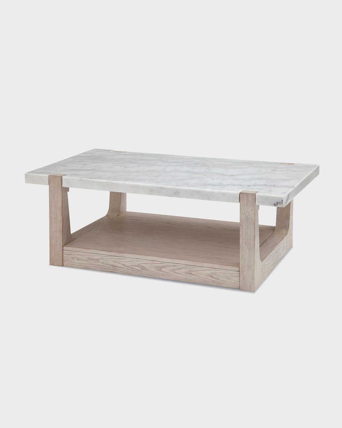 Nantucket Marble Top Coffee Table
