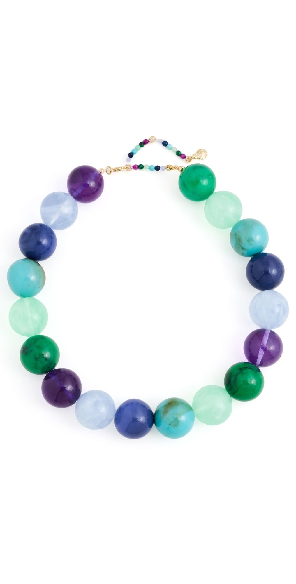 BaubleBar Jane Beaded Necklace Blue One Size