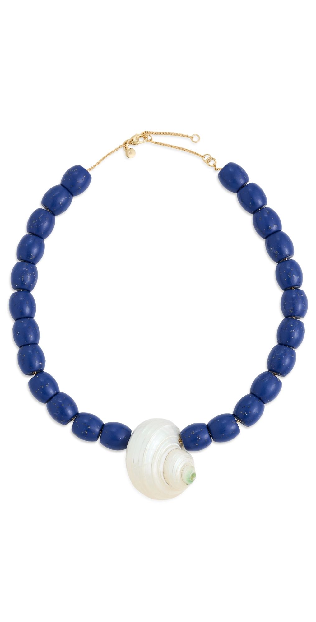 Madewell Oversized Shell Statement Necklace Lapis One Size