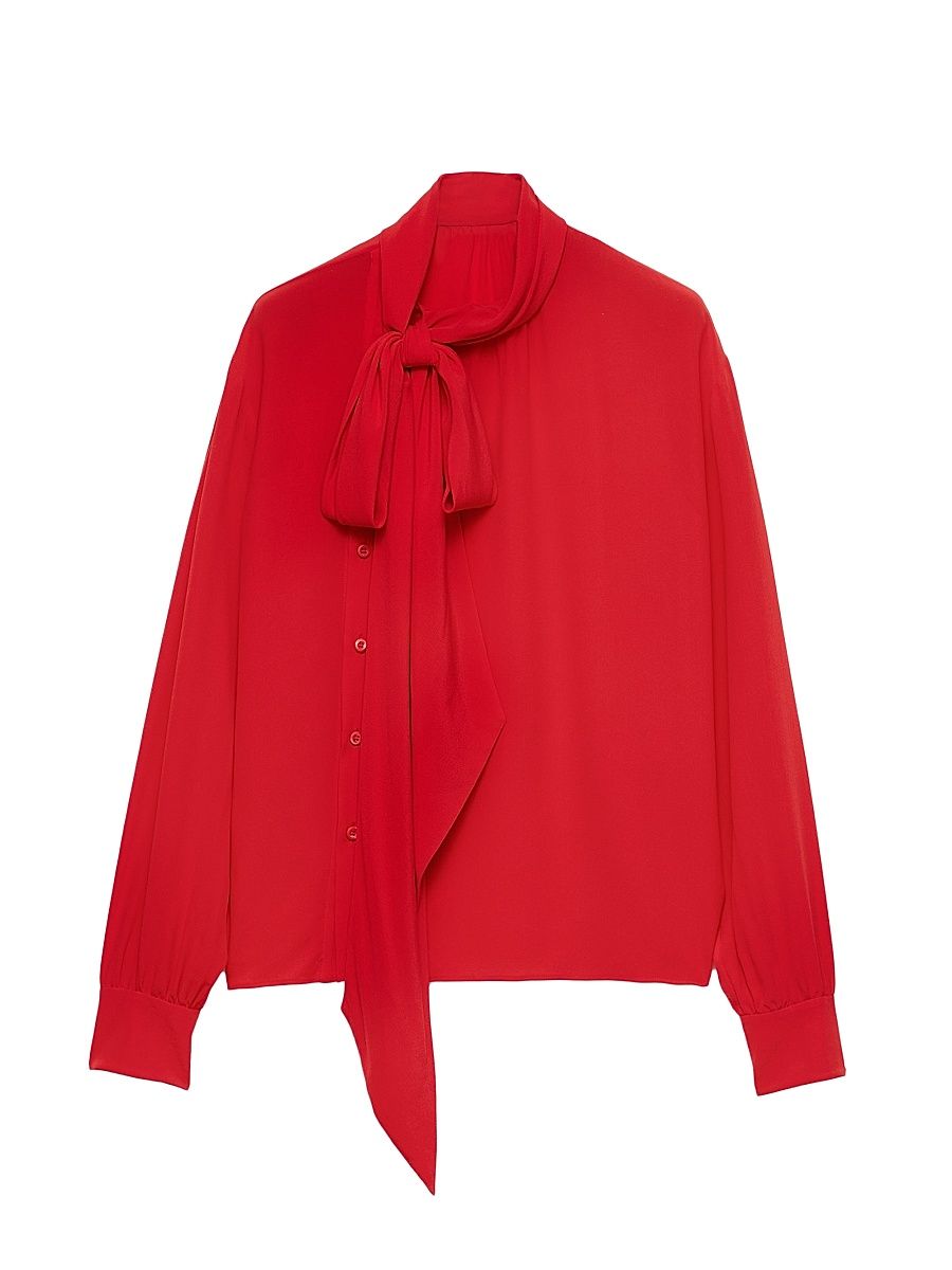 Women's Marocain Shirt - Red - Size 6