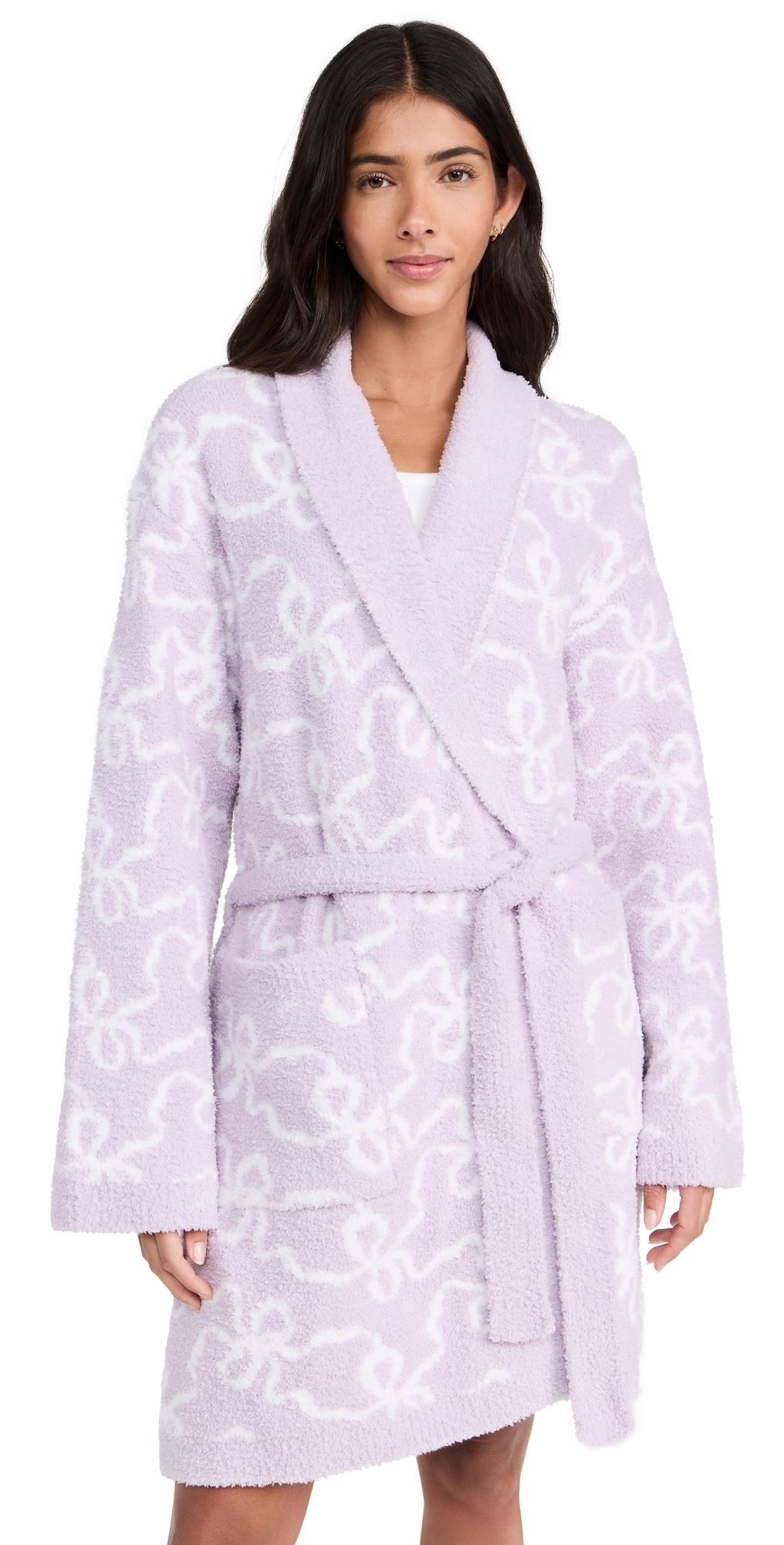 LoveShackFancy Teddy Robe Orchid Bloom M/L