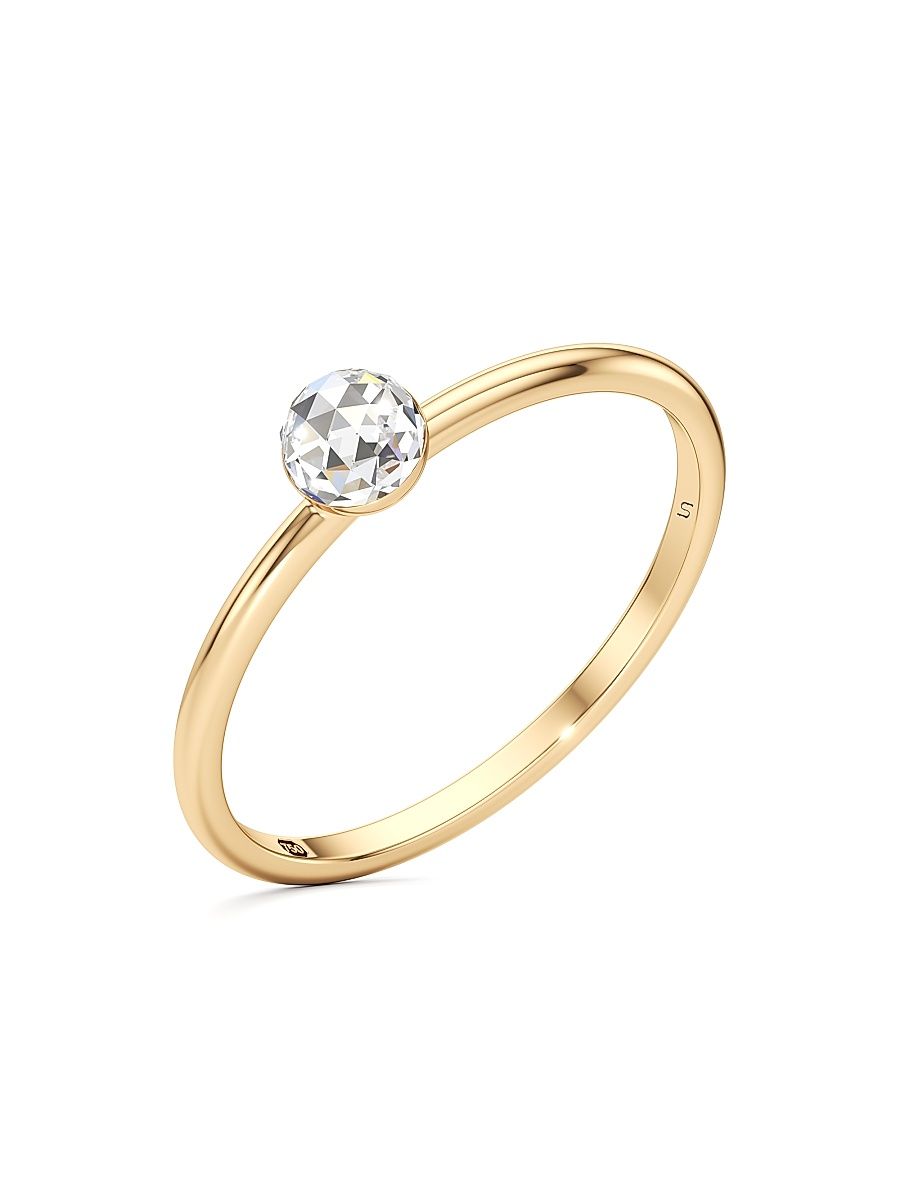 Women's Bubble 18K Yellow Gold & 0.61 TCW Lab-Grown Diamond Solitaire Ring - Yellow Gold - Size 6.75