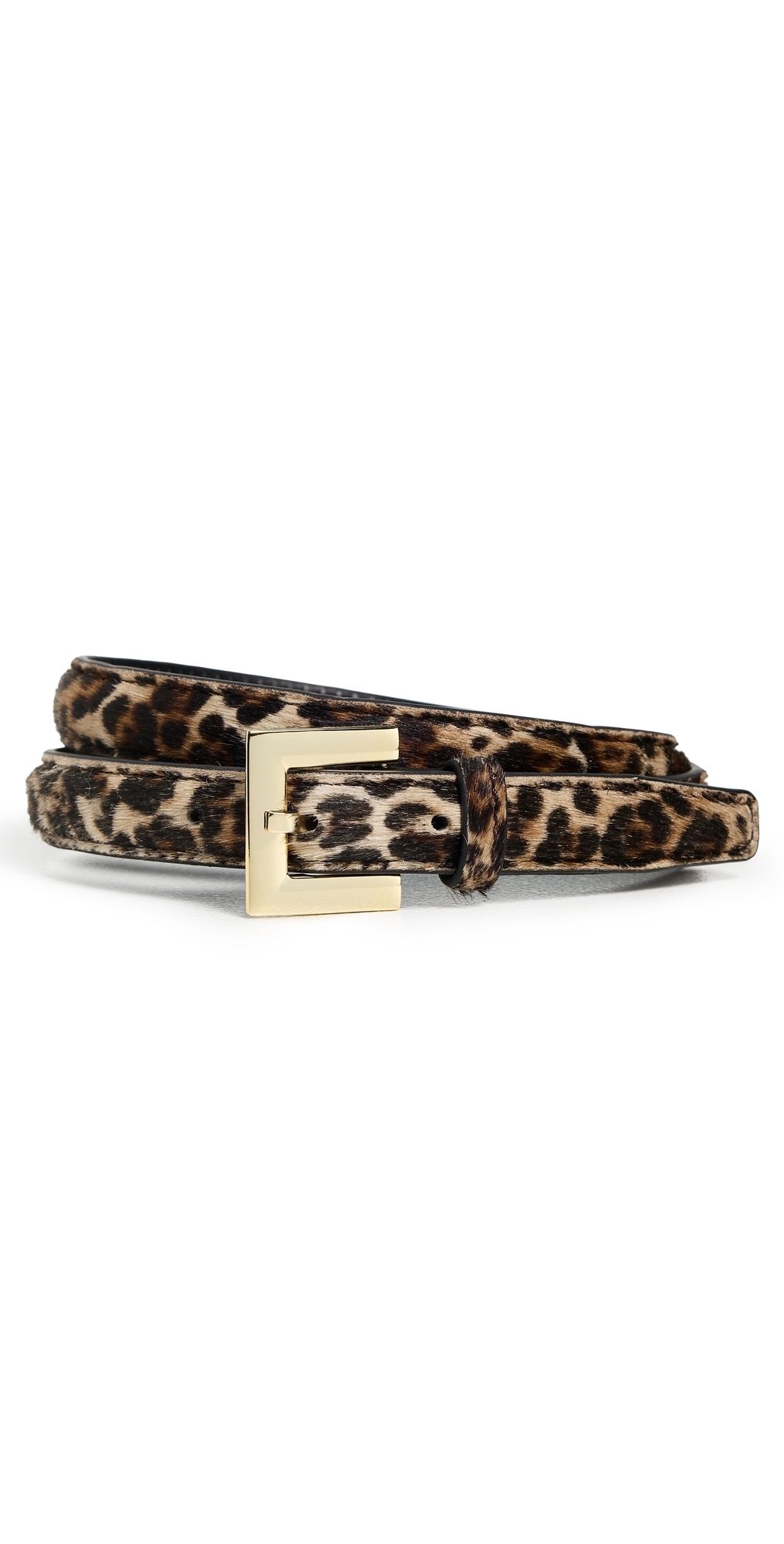 ANINE BING Nicola Belt Leopard XS/S