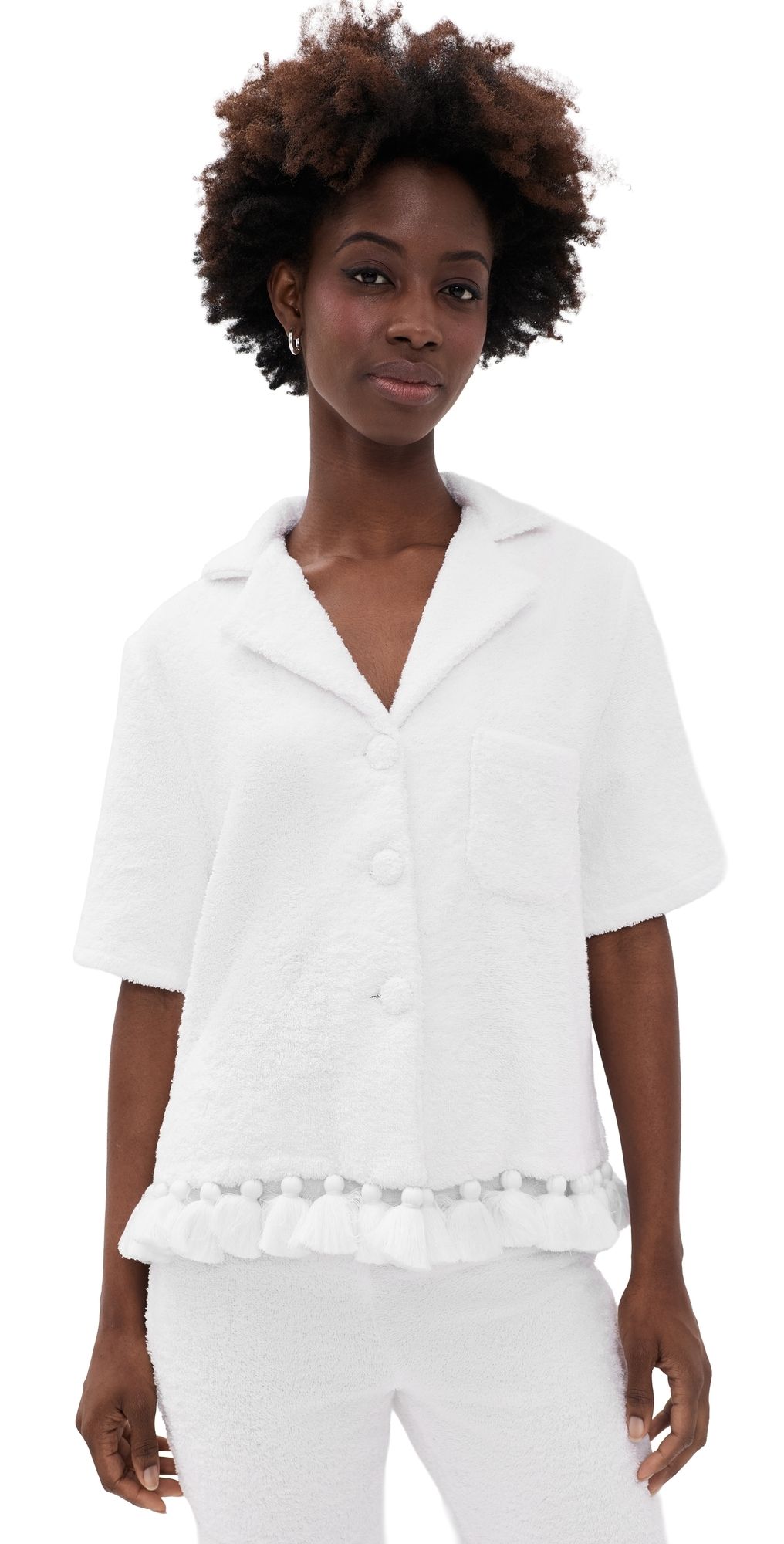 Cap D'Antibes Antonia Shirt White L
