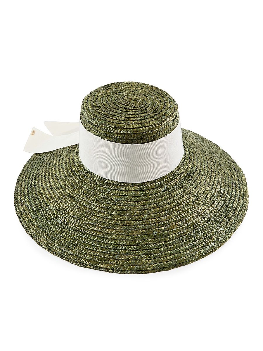 Women's Mirabel Straw Fedora - Olive