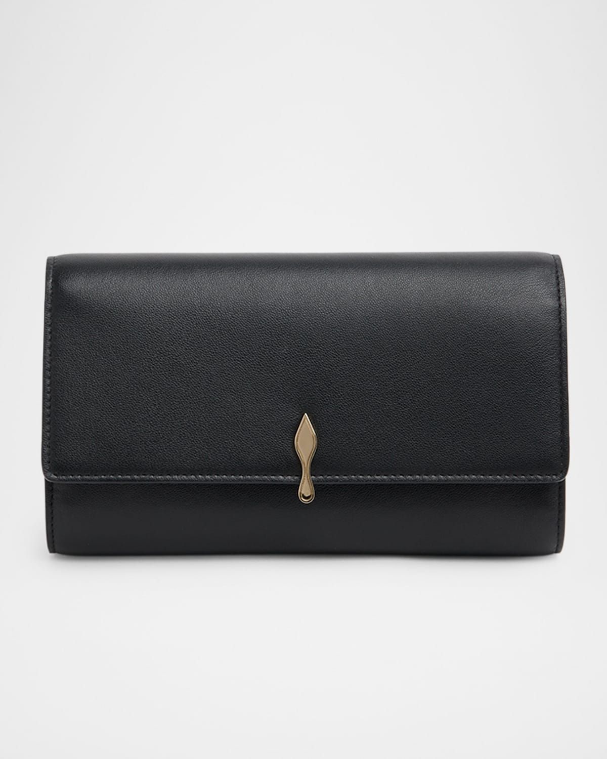 Bettina Nappa Leather Wallet on Chain