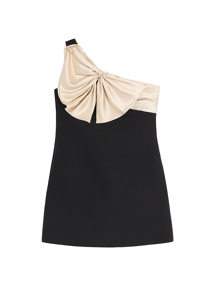 Women's Crepe Couture Short Dress - Black - Size 10