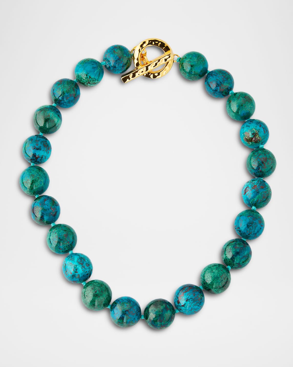 Chrysocolla Toggle Necklace