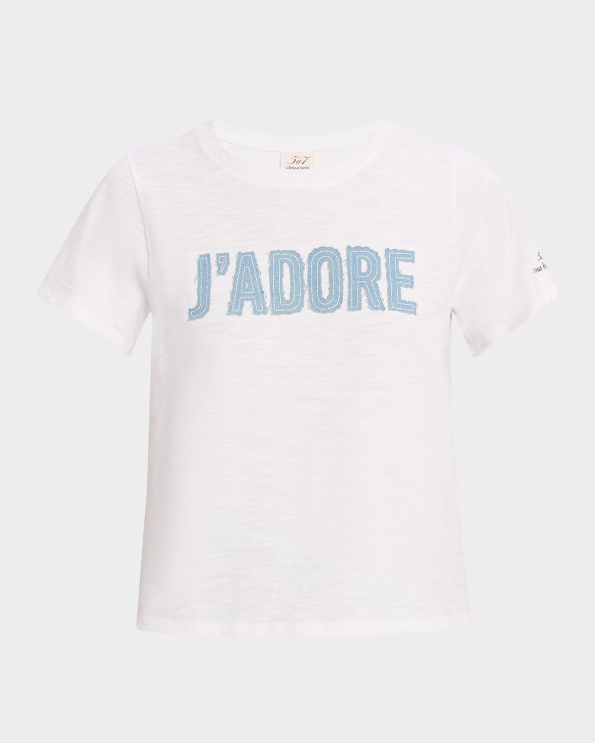 Shrunken Denim J & apos;Adore Tee