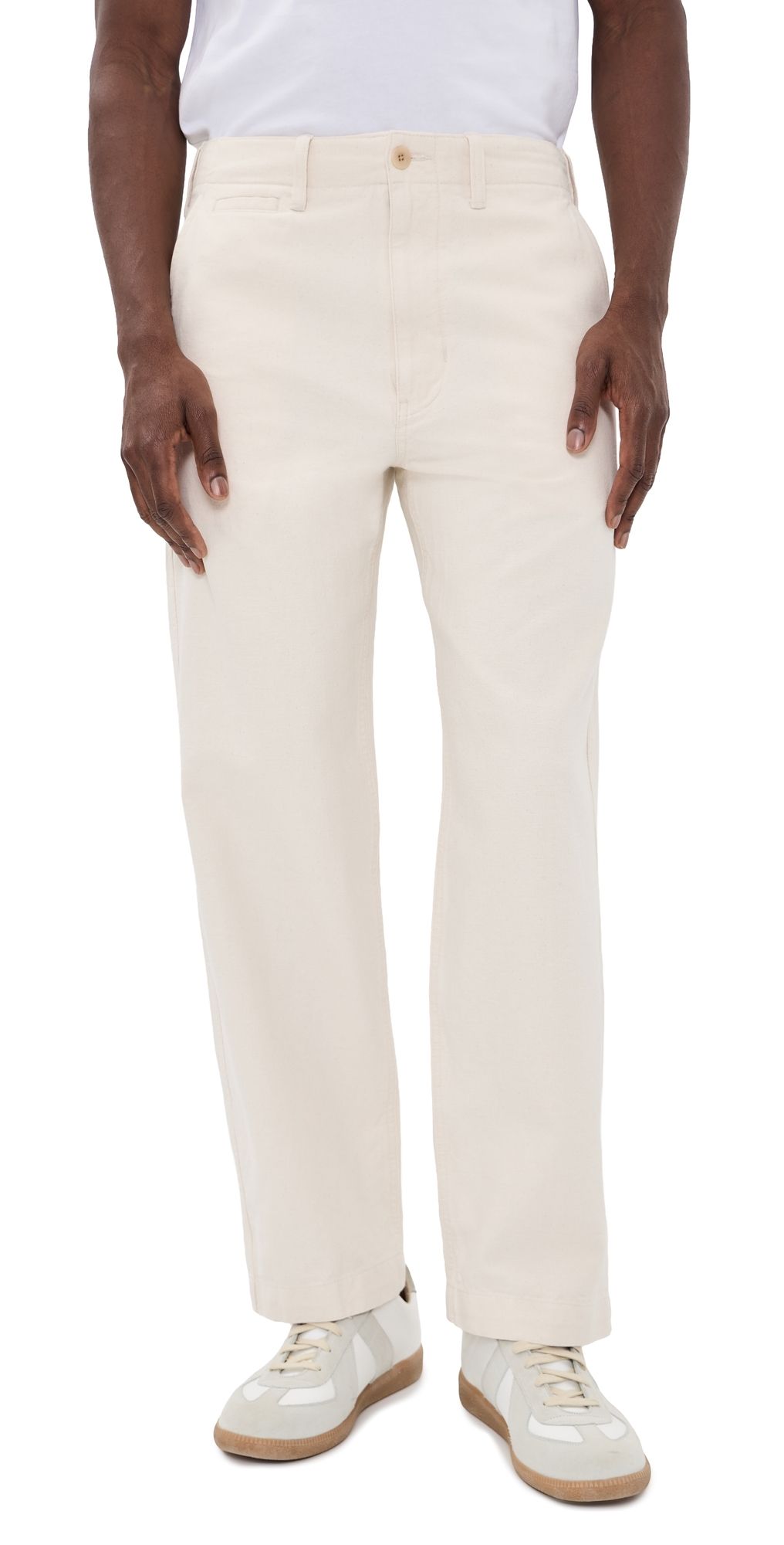 Madewell Cotton Hemp Utility Pants Natural Seeded 32