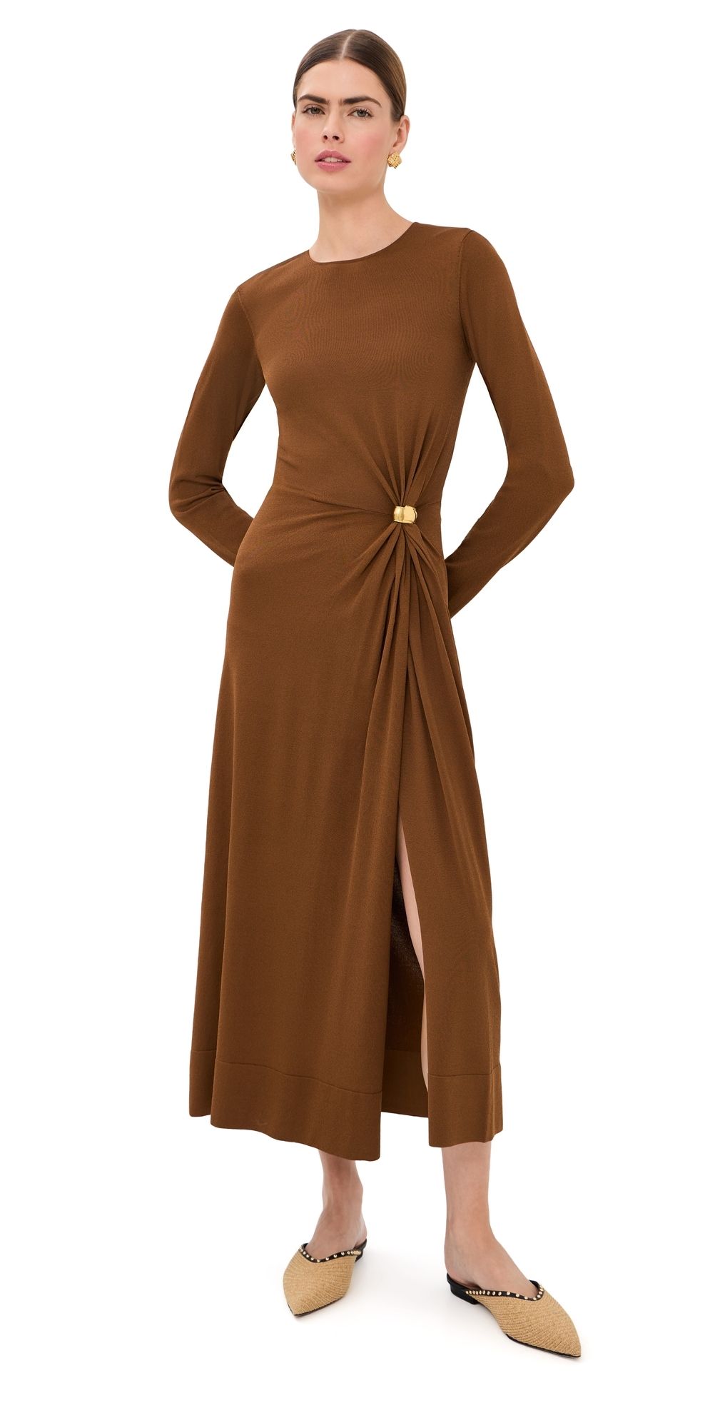 Altuzarra Tingley Dress Toffee S