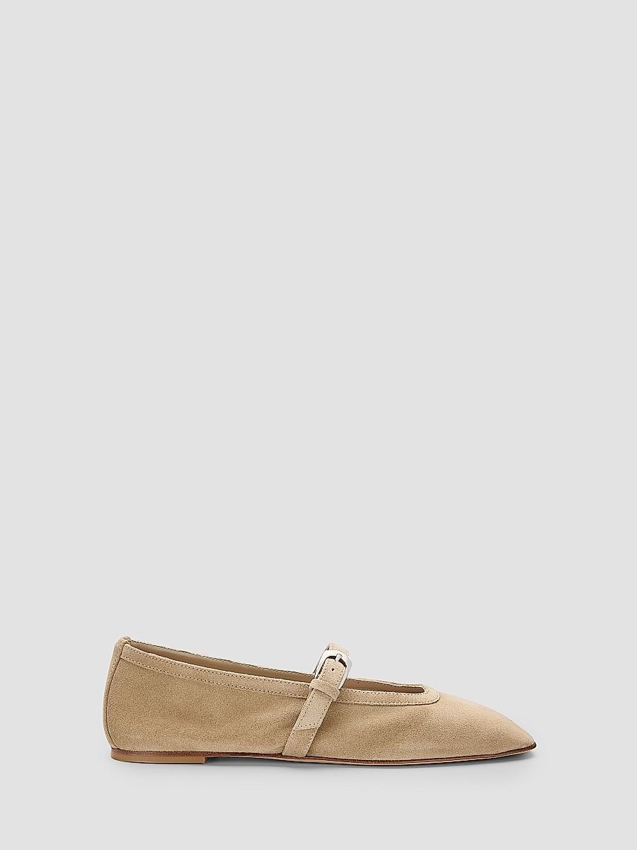 Women's Sai Suede Ballet Flats - Seamoss - Size 10
