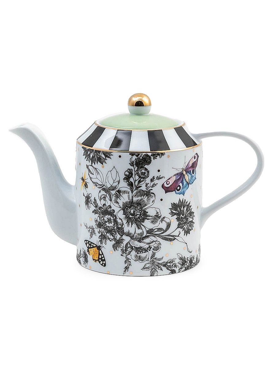 Butterfly Toile Teapot