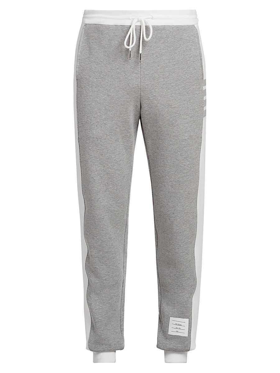 Men's Engineered 4 Bar Classic Loopback Jersey Sweatpants - Dark Grey - Size XXL