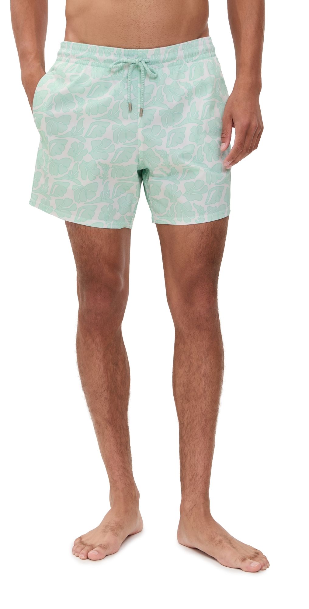 Vilebrequin Moorise Swim Trunks Blanc L