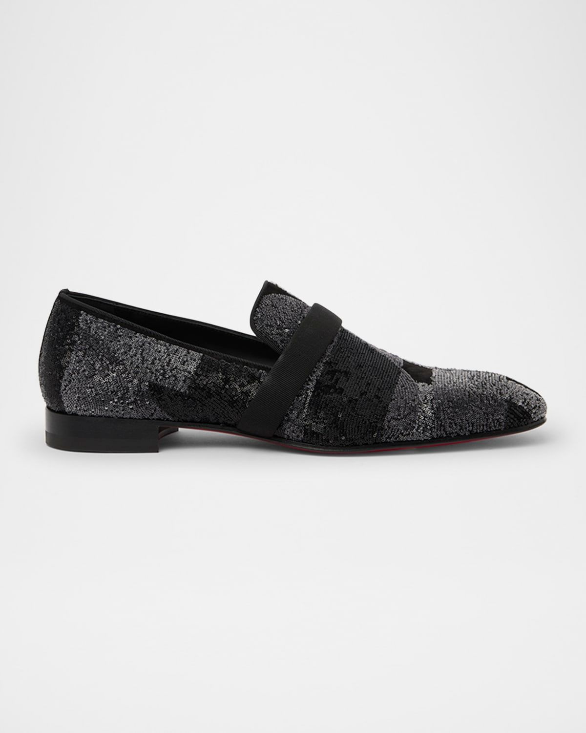 Men & apos;s Dandydecotracks Sequin Red-Sole Loafers