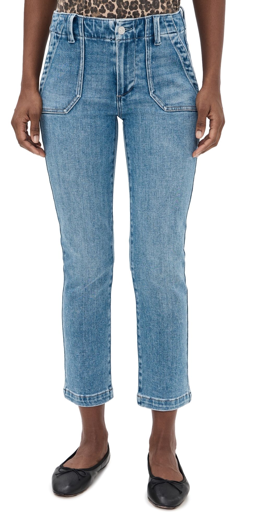 PAIGE Mayslie Straight Ankle Jeans Fontessa 28