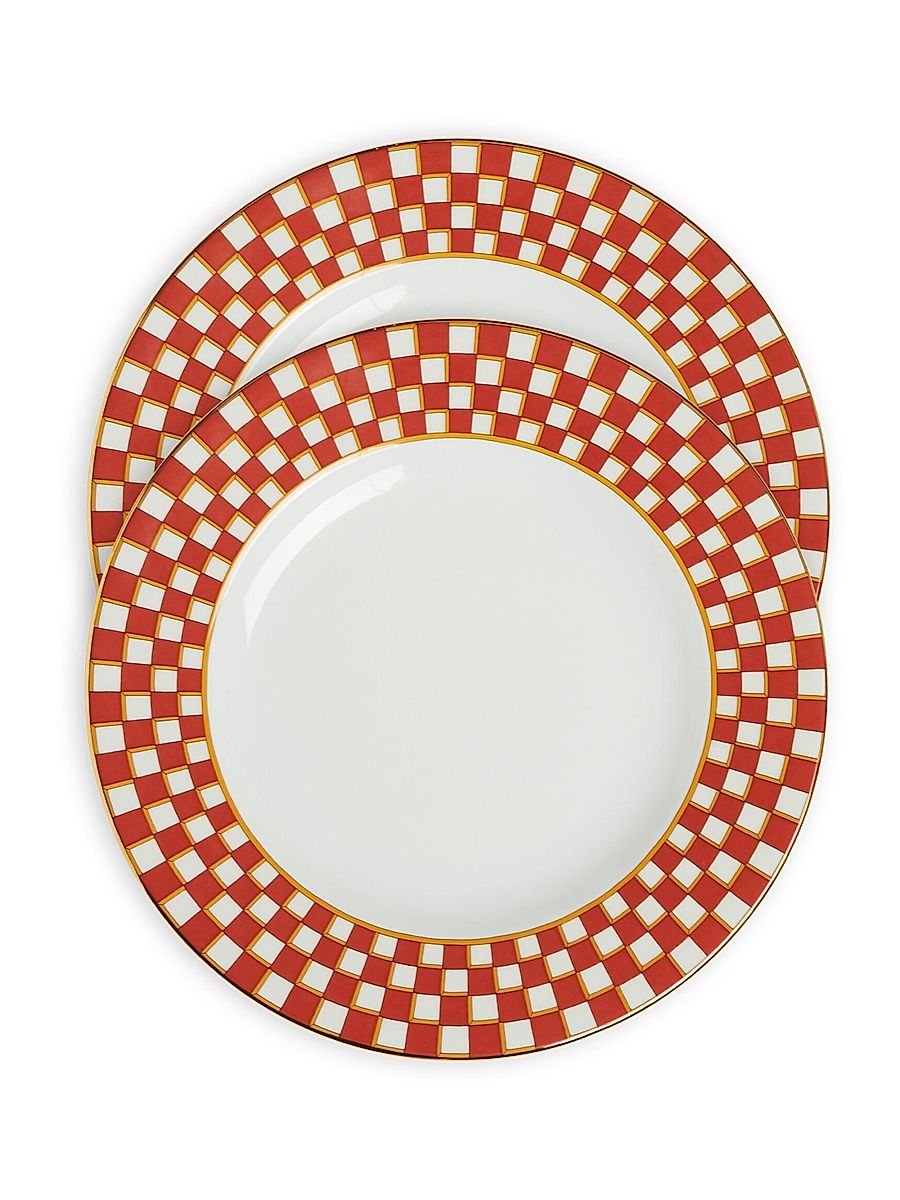 Dinner Plates Set of 2 - Apollo Orange