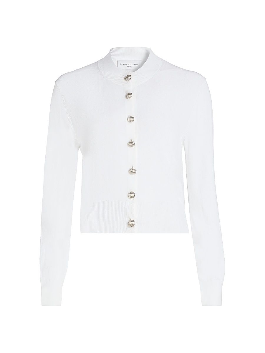 Women's The Aubrey Cardigan - Optic White - Size Small